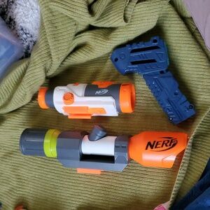 Nerf Modulus ECS-10 Targeting Scope Rail Attachment Replacement Piece 2x Lot